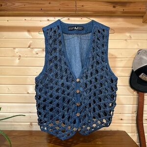 Vintage Denim Vest